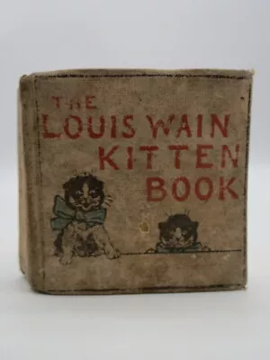 THE LOUIS WAIN KITTEN BOOK (MINIATURE BOOK)  By Louis Wain 1903 First Edition • $120