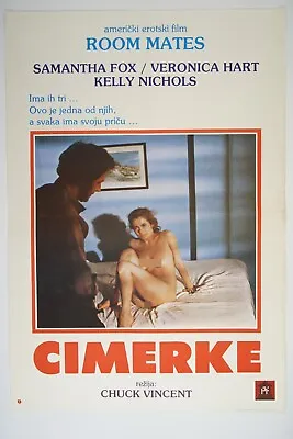 ROOMMATES 19x27 Original ExYU Movie Poster 1981 1982 SAMANTHA FOX CHUCK VINCENT • $22.91