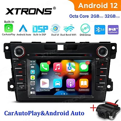 DVR+ 7  Android 12 Car Stereo Radio DVD Player GPS DAB+ For Mazda CX-7 2007-2012 • $300.89