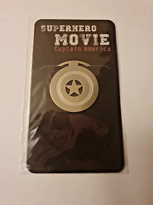 Metal Captain America Bookmark - Super Hero Movies Page Book Marker For Readers • £2.50