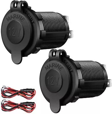 Waterproof Marine Motorcycle Car Cigarette Lighter Socket Power Outlet 12 Volt • $20.38