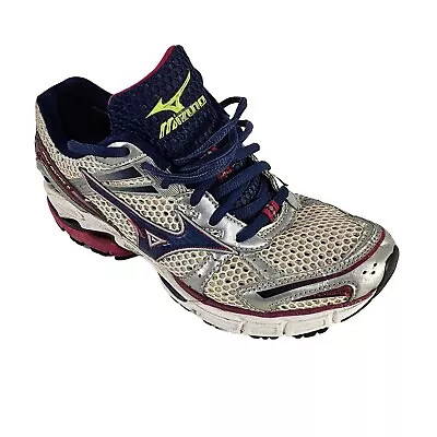 Mizuno Shoes Womens 6.5 Wave Inspire 8 Running Sneakers Lace Up Gray • $27.87