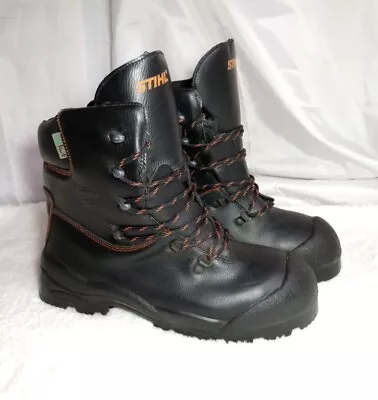 Stihl Function Elten Niveau 1 Chainsaw Safety Boots Size EU 46 UK 11 • £59.99