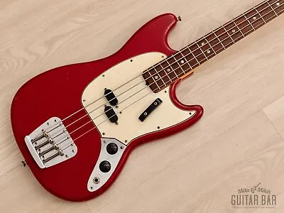 1967 Fender Mustang Bass Vintage Short Scale Bass Dakota Red W/ Case • $5399.99