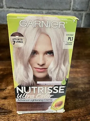 Garnier Nutrisse PL1 Lightest Platinum Hair Color Coconut Ultra Color Blondes  • $10.99