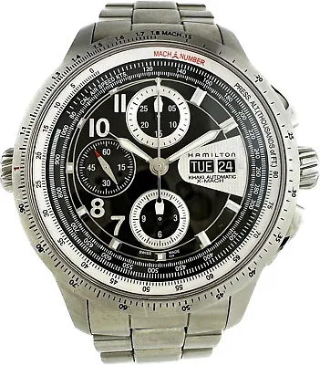 Hamilton Khaki X-Mach H766260 Automatic Chronograph Wristwatch Valjoux 7750 • $870