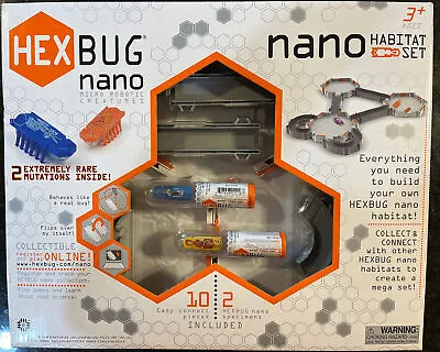 $24.99 • Buy NEW Sealed HEXBUG Nano Habitat 10 Piece Set + 2 Extremely Rare Bugs Ages 3+