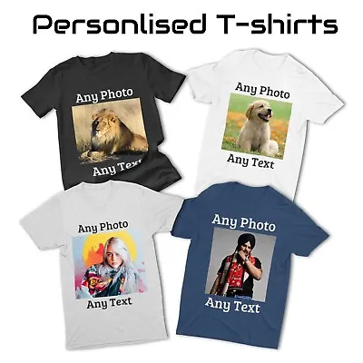 £9.99 • Buy Personalised T-Shirt Custom Text Logo Printed Men Women Kid Stag Hen Do Top Tee