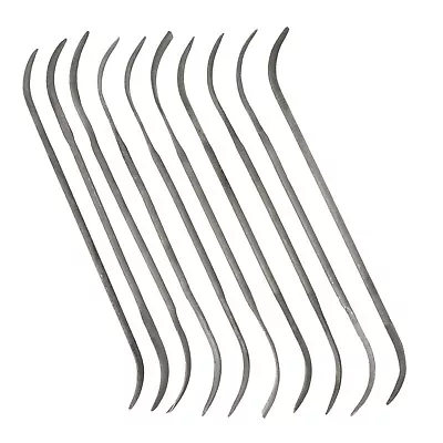 10pc Assorted Double Ended Shaped Riffler Needle File Set Carving Model Making • £11.95