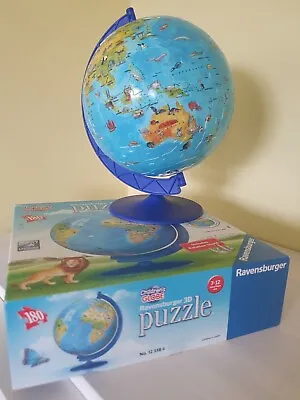 £0.99 • Buy Ravensburger 3D Globe Puzzle With Display Stand, 180 Pieces