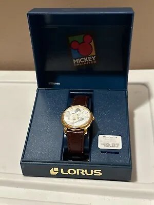 Vintage Lorus Disney Musical Mickey Mouse Unlimited Watch • $35