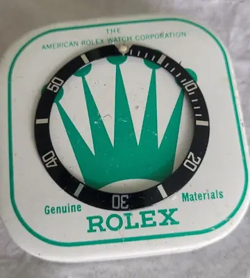 Vintage Rolex Genuine Black Insert For Submariner 1661016800168000looks Great • $269