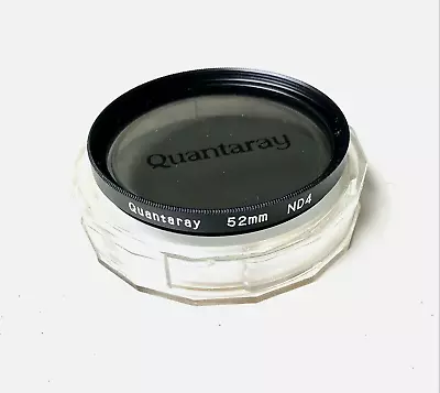 QUANTARAY FILTER LENS- 52 Mm ND4 LASER OPTICS • $19