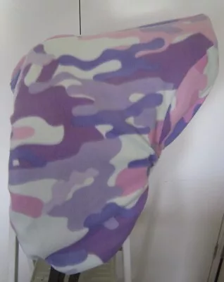 Horse Stock / Western / Swinging Fender Saddle Cover FREE EMBROIDERY Purple Camo • $39