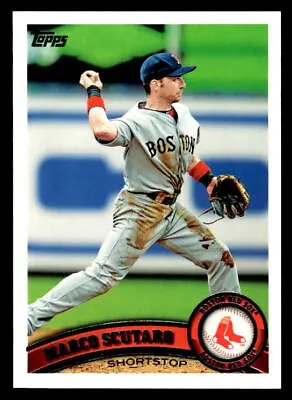 2011 Topps  Marco Scutaro #278 Boston Red Sox Baseball Card • $1.50