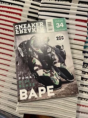 Sneaker Freaker Magazines Issue 34d Jordan Nike Bape Puma Issues • $8