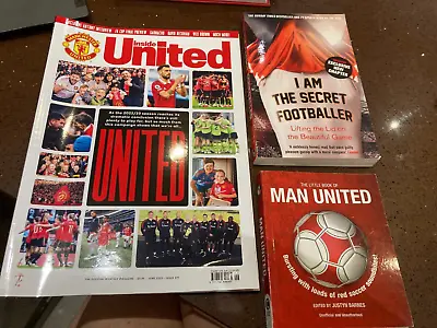Inside United June 2023 Little Book Of Man Utd I Am The Secret Footballer VGC • £1.99