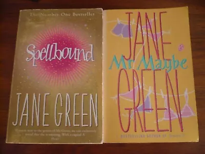 TWO BOOKS By JANE GREEN - SPELLBOUND / Mr MAYBE - EX COND • £4.99