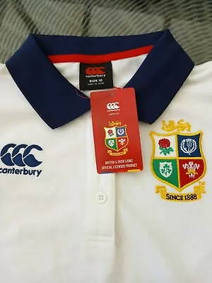 England Rugby Polo Shirt (Small) Boys Canterbury White - New • £12.99
