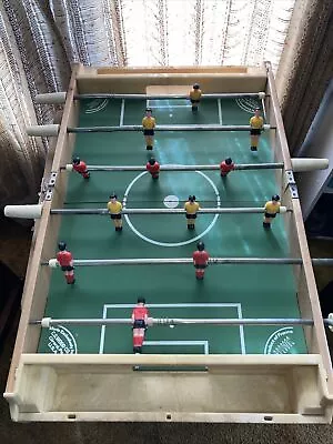 Vintage Foosball Tabletop Folding Portable Charton C.G. Wood Co. Table Soccer • $49.99