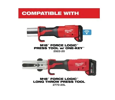 Milwaukee 49-16-2661M M18 Press 1/4 In. - 7/8 In. Copper Press Tool Jaw Set For • $1527