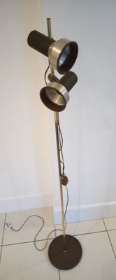 £125 • Buy Vintage Retro Floor Lamp 2 Head Mushroom Spotlight Brown Light Space Age Atomic