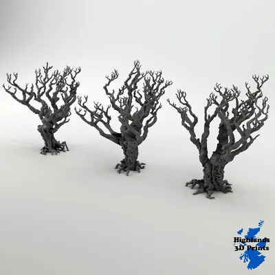 Wildwood Trees Scatter Terrain Tabletop Gaming DnD 3DPrint 32/28/20/15mm • £11.89