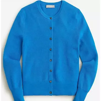 NWT J. Crew Ribbed Jackie Cardigan Sweater M J.Crew BG086 Women's Tencel Top • $17.50