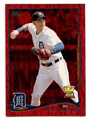 Jose Iglesias 2014 Topps Red Hot Foil #653 Mint Detroit Tigers Baseball Card • $1.38