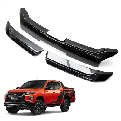 Carbon 3pc Grille Grill Cover Trim For Mitsubishi L200 Triton 4x2 4x4 2019 2020 • $174.66