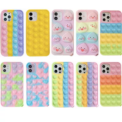 $11.49 • Buy For IPhone 12 11 Pro Max XS XR 8 7 6 Plus Cute Kids 3D Soft Silicone Case Cover
