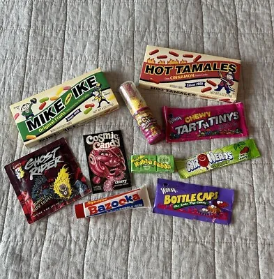 Vintage CANDY & BUBBLE GUM Lot - ALL UNOPENED SEALED! Hubba Bubba Willy Wonka + • $44.99