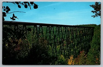 Kinzua Bridge Near Mt Jewett PA Postcard • $10