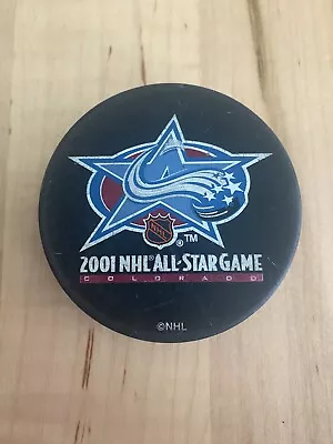 Vintage Colorado Avalanche Puck 2001 All Star Game Official Puck • $10