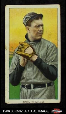 1909 T206 Addie Joss Pitching Naps (Indians) HOF VARIATION 2 - GOOD T206 00 5592 • $580