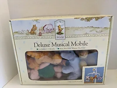 $75 • Buy Classic Winnie The Pooh Disney Deluxe Musical Mobile Red Calliope 2002 Music
