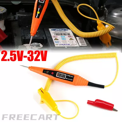 Non-Contact LCD Electric Test Pen Voltage Car Digital Detector Tester 2.5-32V • $11.89