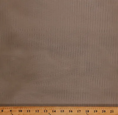 70  Mosquito Netting Tan Nylon Mesh Fabric By The Yard (D178.17) • $7.99