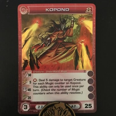 $6.95 • Buy Chaotic Card Kopond Super Rare MAX E
