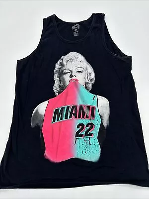 Marilyn Monroe Tank Top Women Small Graphic Print  Miami Heat Surf Style…#5505 • $5.10