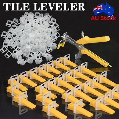 500-8000x Tile Leveling System Clips Levelling Spacer Tiling Tool Floor Wall AU • $11.59