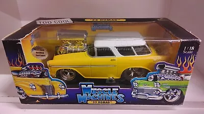 Funline Muscle Machines 1955 Chevrolet Nomad  Diecast Scale 1:18 • $69.99