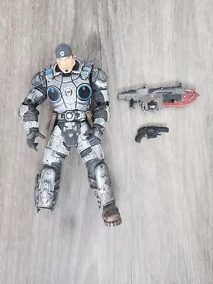 Gears Of War Marcus Fenix Action Figure 7  Neca 2008 W/Accessories MISSING FOOT • $15