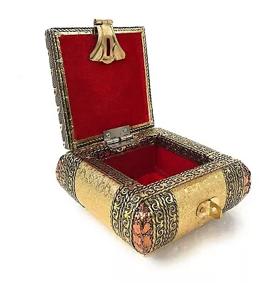 Handcrafted Wooden Meenakari Jewellery/Storage Box For Women • $37.23