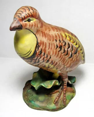 Vintage Hand Painted Ceramic Quail Partridge Bird Figurine Made In Italy VIDEO • $15