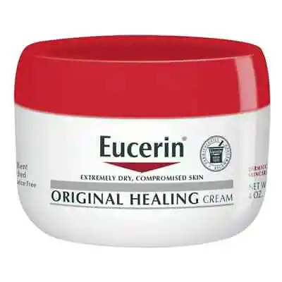 Eucerin Original Healing Cream Body Cream For Dry Skin 4 Oz Jar • $12
