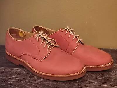 Brooks Brothers Mens Classic Bucks Shoes Suede Leather Pink Size 9D 5229  • $31.99