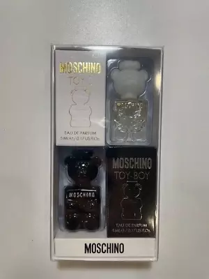 MOSCHINO Toy 2 Eau De Parfum+Toy Boy 5mL MINIATURE COLLECTION 2pc Set Mini Duo • $24.99