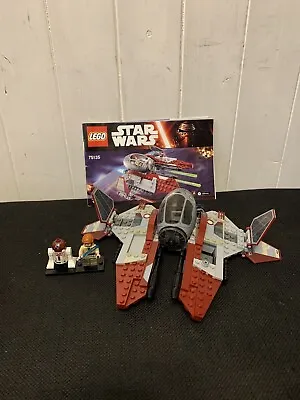 LEGO Star Wars: Obi-Wan's Jedi Interceptor (75135) - 100% Complete W/ Figures! • £34.95