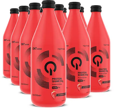 £53.99 • Buy QNT Fit Protein Shake 500ml Ready To Drink Protein Shake Fat Free RTD RTDs